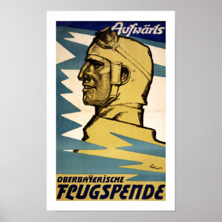 Oberbayerische Flugspende Poster