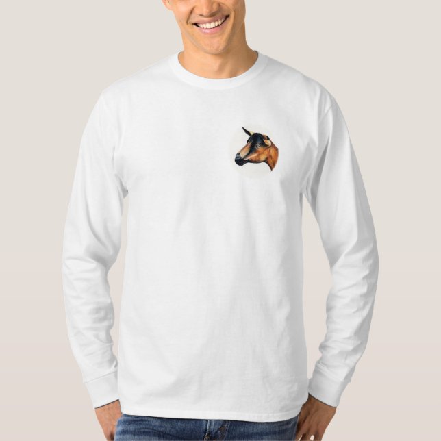 Oberhasli Goat Art Shirt (Front)