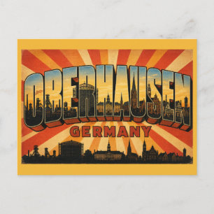 Oberhausen Germany Gasometer Postcard