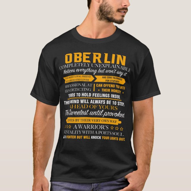 OBERLIN completely unexplainable T-Shirt (Front)