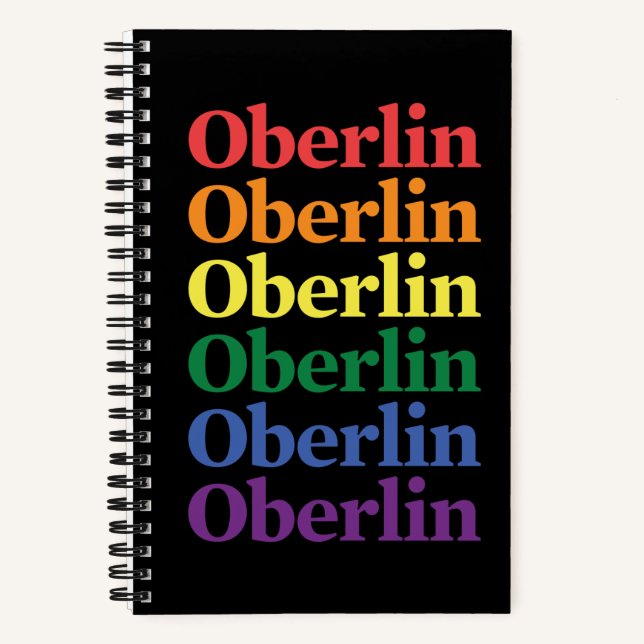 Oberlin Pride Spiral Notebook (Front)