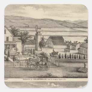 Obermuller, Wille residences Square Sticker