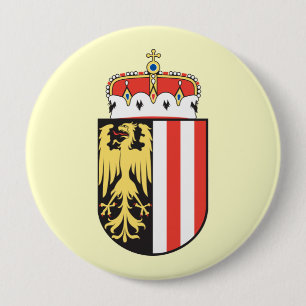 Oberoesterreich, Austria 10 Cm Round Badge