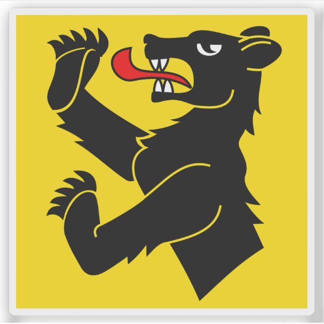 Obersimmental district flag, Switzerland (Front)