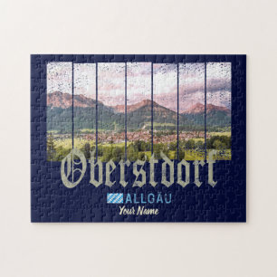 Oberstdorf Allgäu Vintage Bavaria Germany Souvenir Jigsaw Puzzle