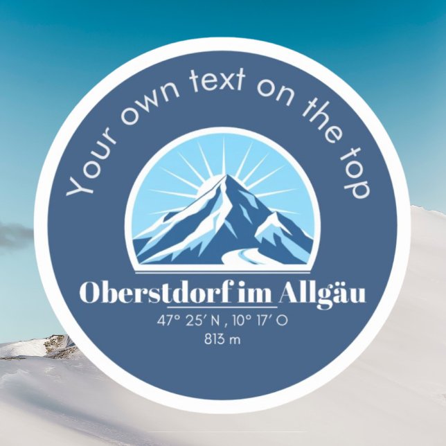 Oberstdorf Germany mountain souvenir decor (Creator Uploaded)