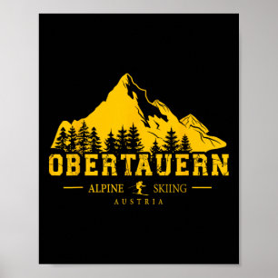 Obertauern Austria Ski Resort Alpine Skiing Austri Poster