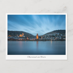 Oberwesel am Rhein, Germany Postcard