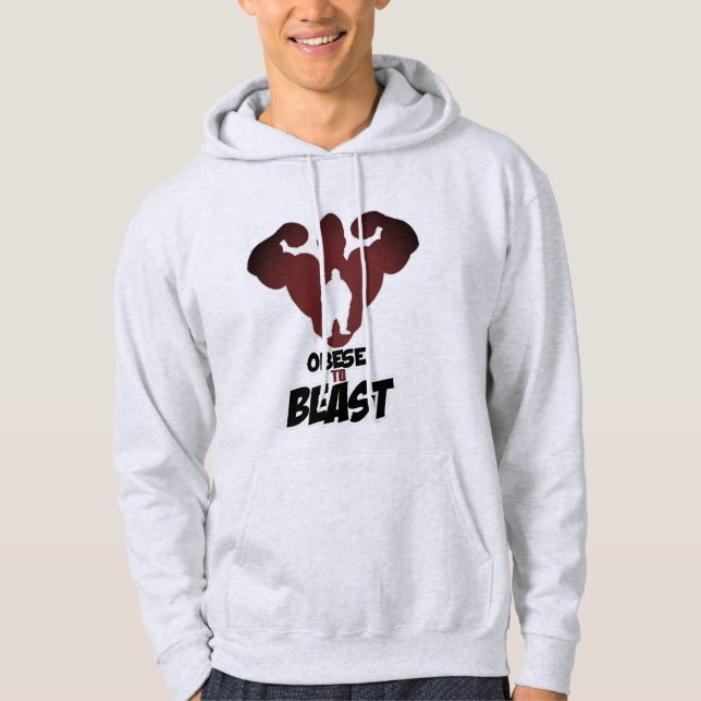 Obese To Beast Fitness Power To The People Hoodies (Front)