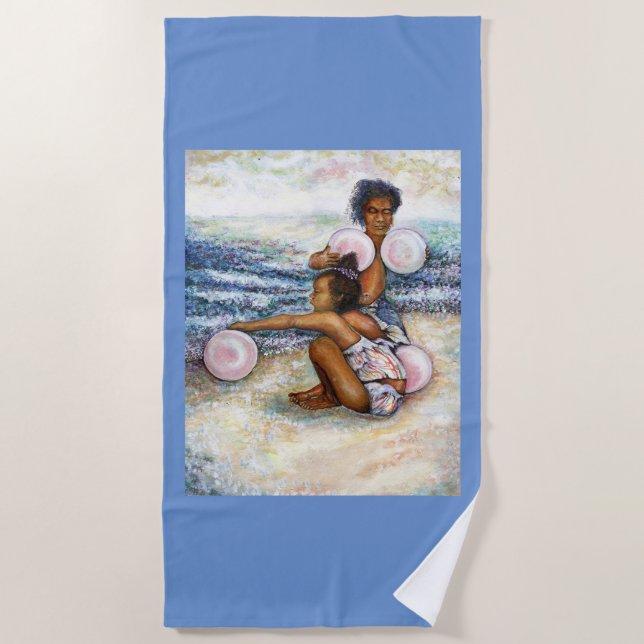 Obessed with Conquering the Impossible  Beach Towel (Front)