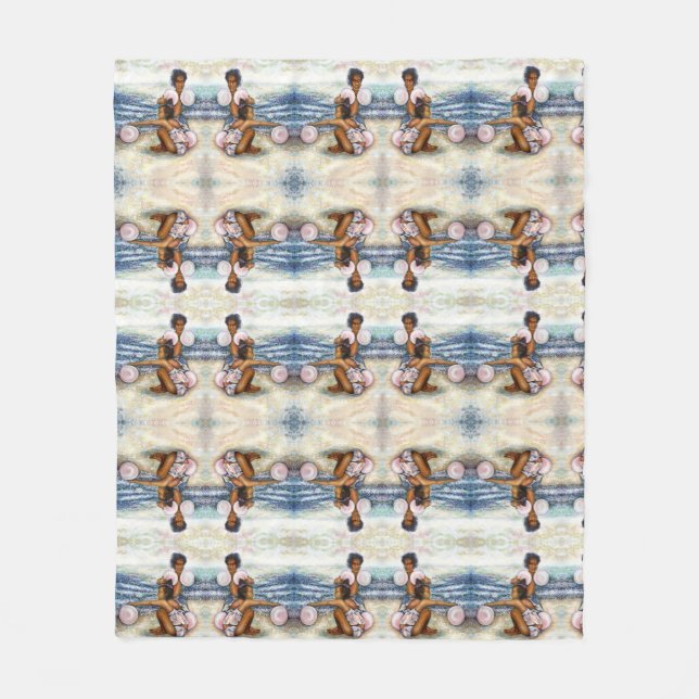 Obessed with Conquering the Impossible Fleece Blanket (Front)