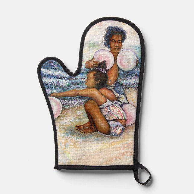 Obessed with Conquering the Impossible Oven Mitt  (Front)