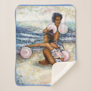 Obessed with Conquering the Impossible Sherpa Blanket