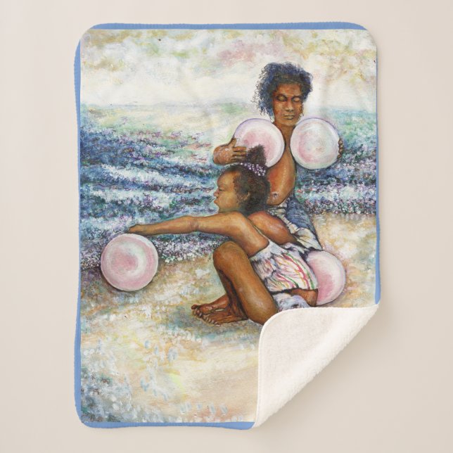 Obessed with Conquering the Impossible  Sherpa Blanket (Front)