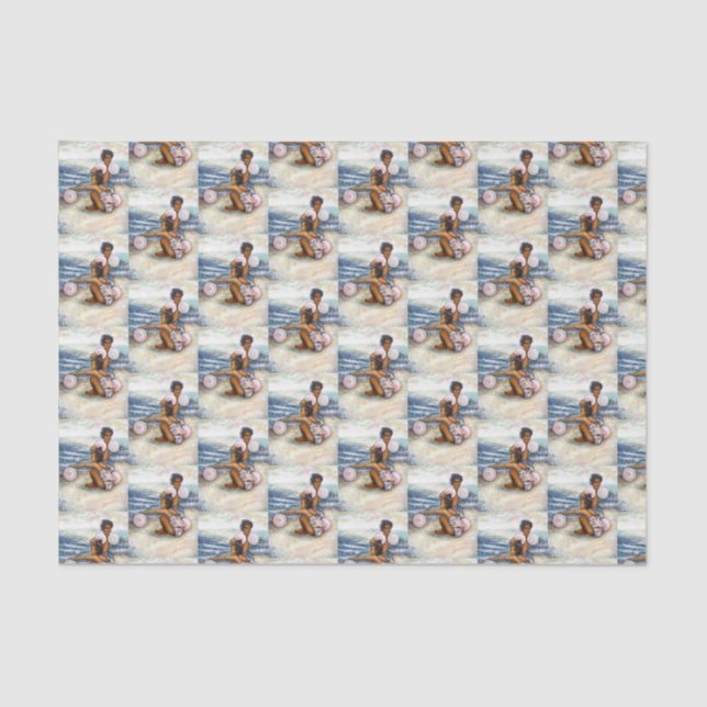 Obessed with Conquering the Impossible Tissue Paper (Front)