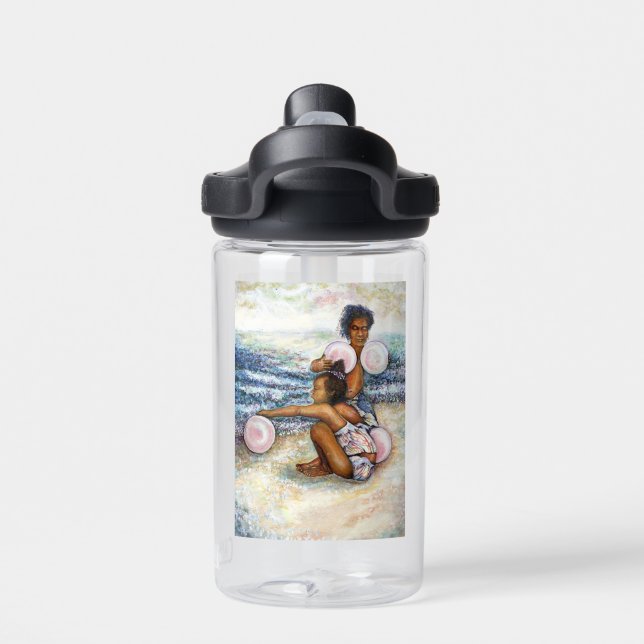 Obessed with Conquering the Impossible  Water Bottle (Back)