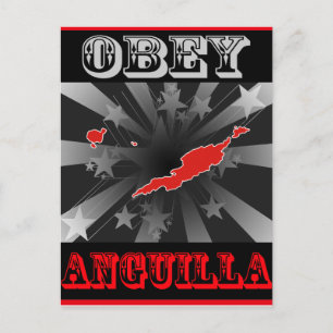 Obey Anguilla Postcard
