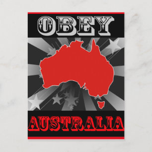 Obey Australia Postcard