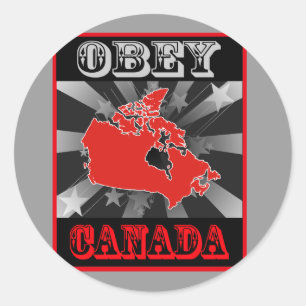 Obey Canada Classic Round Sticker
