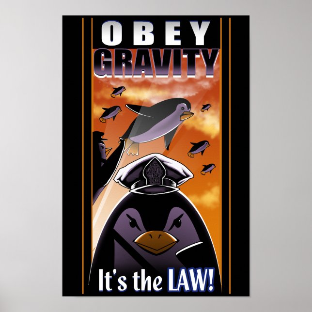 Obey Gravity Poster (Front)