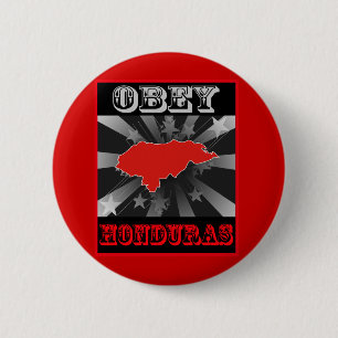 Obey Honduras 6 Cm Round Badge