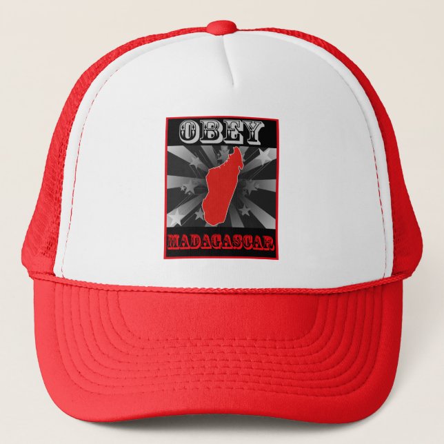 Obey Madagascar Trucker Hat (Front)