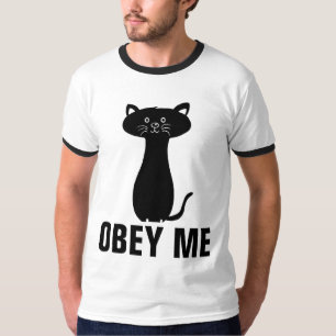 OBEY ME, Funny Cat T-shirts