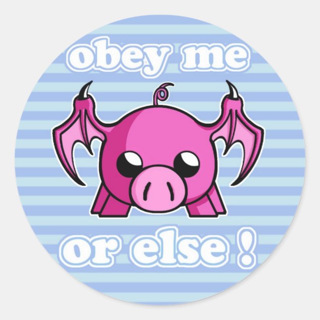 obey me sticker (Front)