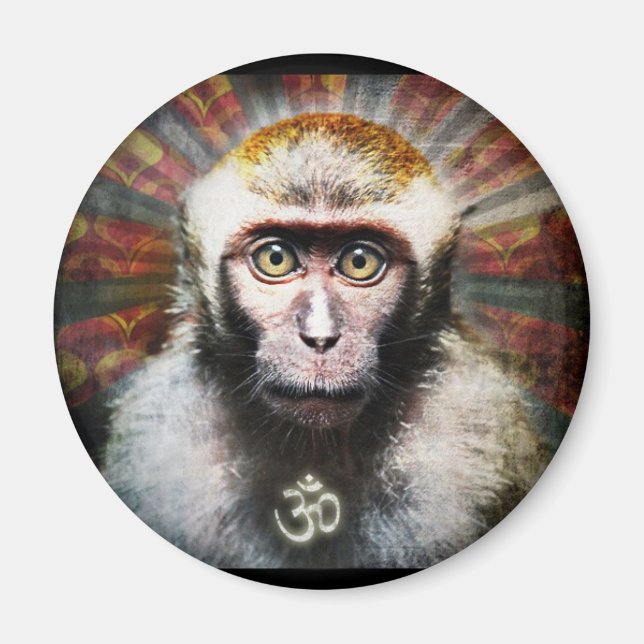 obey my monkey magnet (Front)