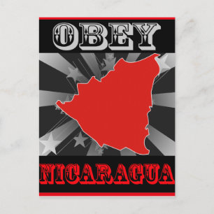 Obey Nicaragua Postcard