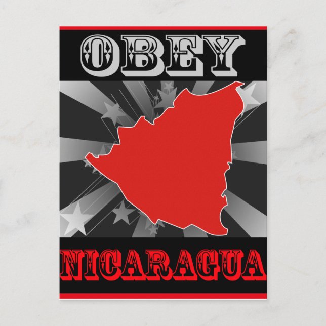 Obey Nicaragua Postcard (Front)