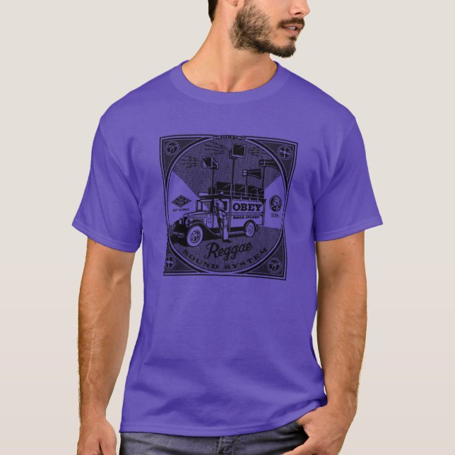 Obey Rocksteady Reggae Sound System boy T-Shirt (Front)
