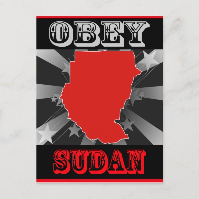 Obey Sudan Postcard (Front)