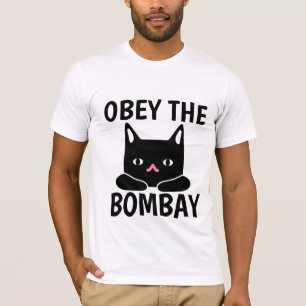 OBEY THE BOMBAY CAT T-SHIRTS