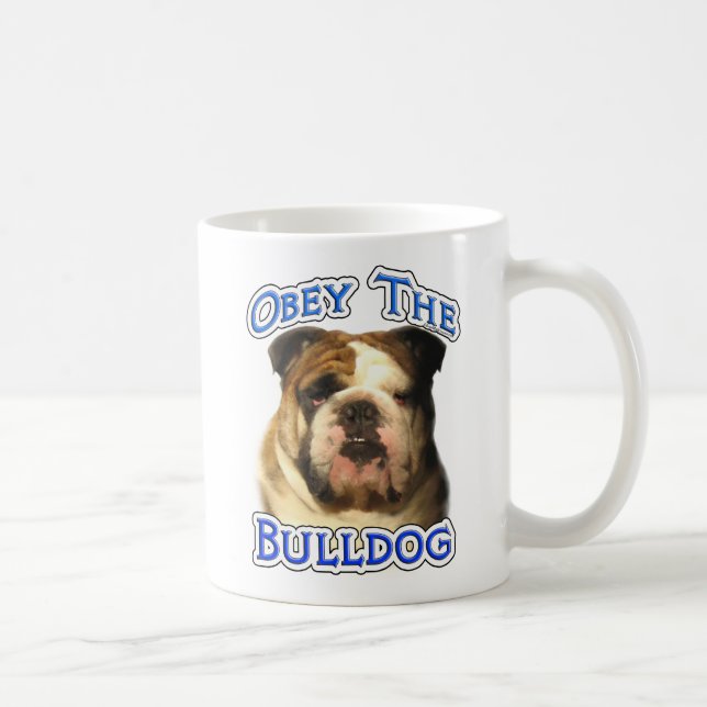 Obey the Bulldog Coffee Mug (Right)