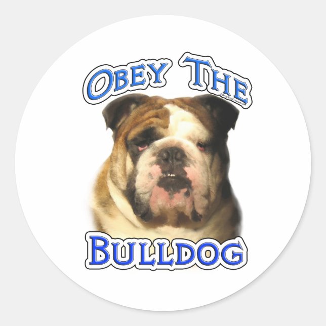 Obey the Bulldog - Sticker (Front)