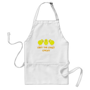 Obey The Crazy Chicks Standard Apron