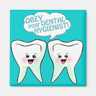 Obey The Dental Hygienist Magnet