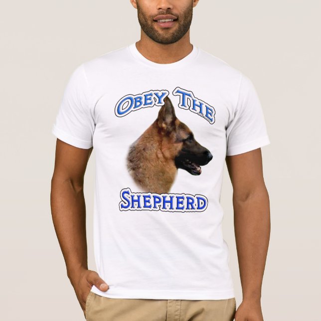 Obey the German Shepherd T-Shirt (Front)