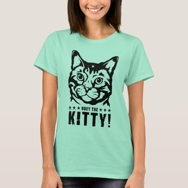 Obey the KITTY! T-Shirt (Front)