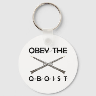 Obey the Oboist Key Ring