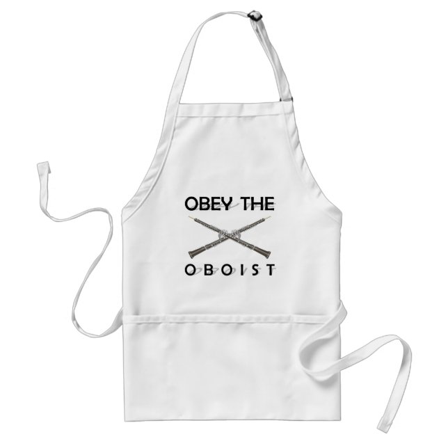 Obey the Oboist Standard Apron (Front)