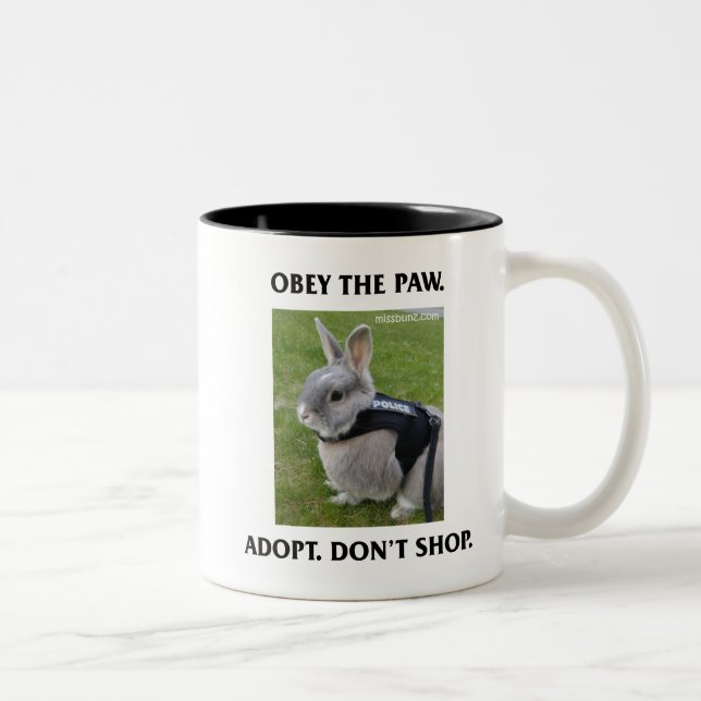 Obey the Paw Mug (Right)