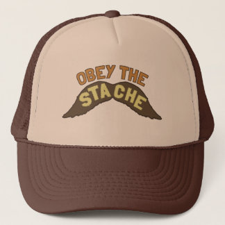 Obey the Stache trucker hat / cap