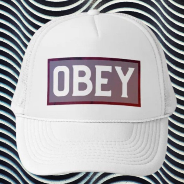 OBEY Typography Trucker Hat – Bold Streetwear (Creator Uploaded)