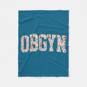Obgyn - Labor And Delivery Nurse Ob-gyn Squad Rn N Fleece Blanket