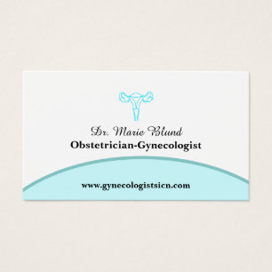 OBGYN Teal Modern Elegant w/ QR code