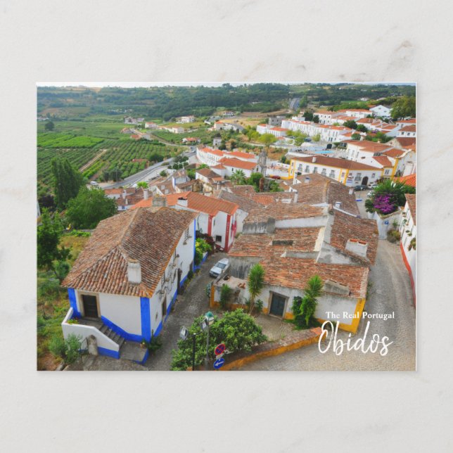 Obidos Village-The Real Portugal Postcard (Front)