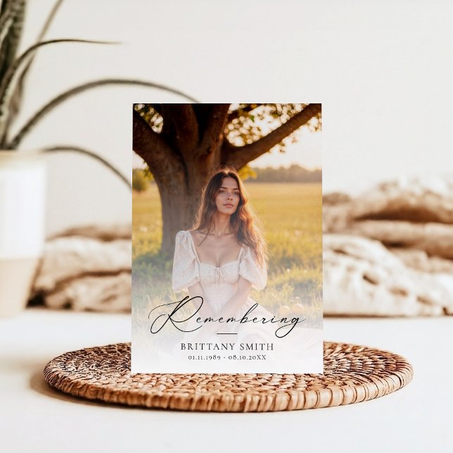 Obituary Order of Service Memorial Funeral Programme (Creator Uploaded)