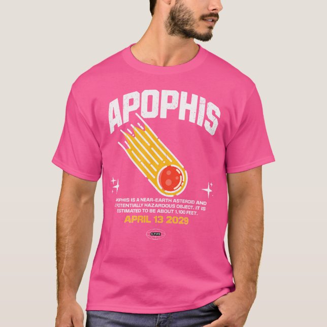 Object 99942 Astronomy Space Comet T-Shirt (Front)